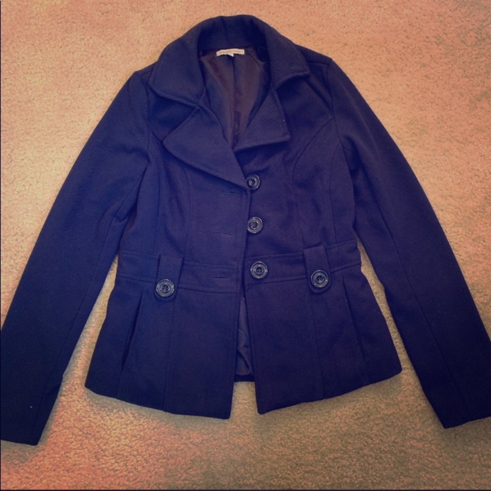 BOGO☀️☀️☀️Navy Blue Pea Coat